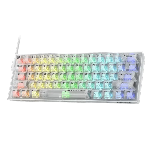 کیبورد مکانیکال گیمینگ ردراگون Redragon K617CT White
