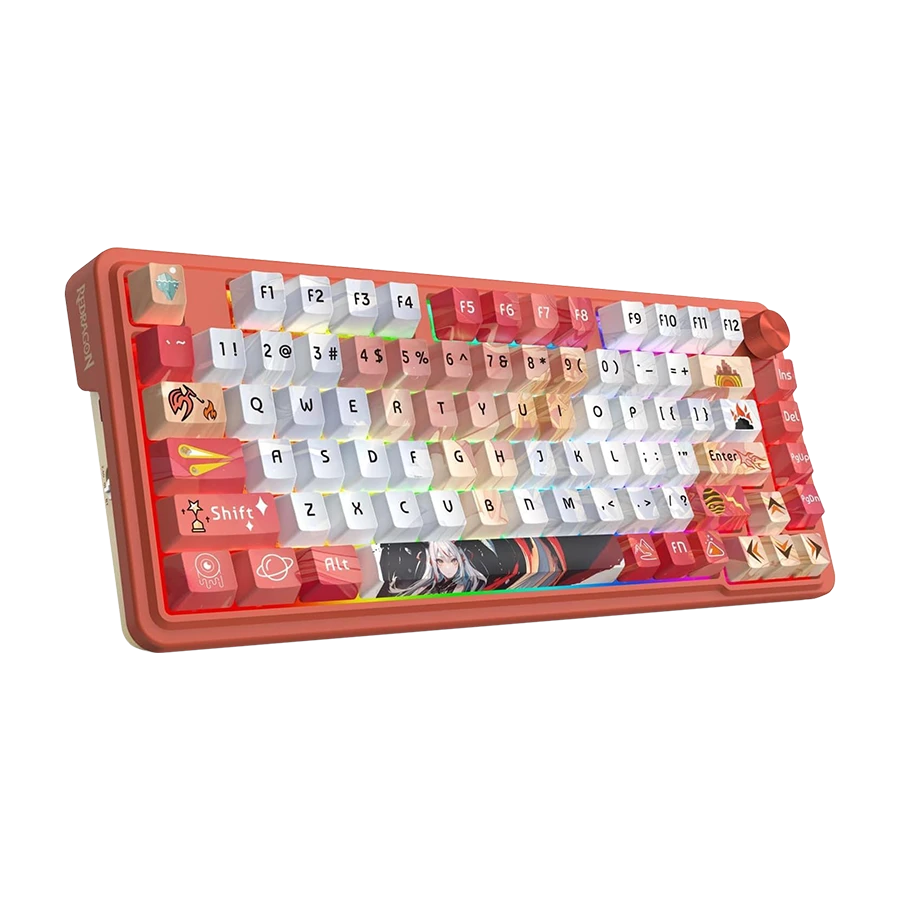کیبورد بی سیم/ باسیم مکانیکال گیمینگ ردراگون Redragon Geb K673 AK PRO RGB