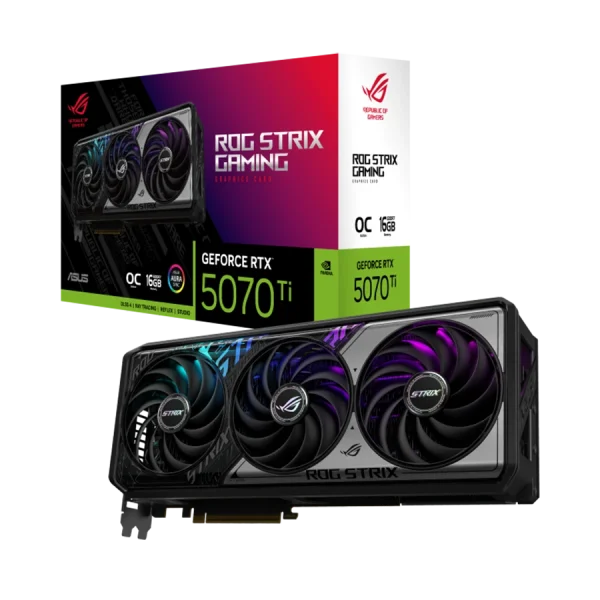کارت گرافیک ایسوس Asus ROG Strix RTX 5070 Ti 16GB OC