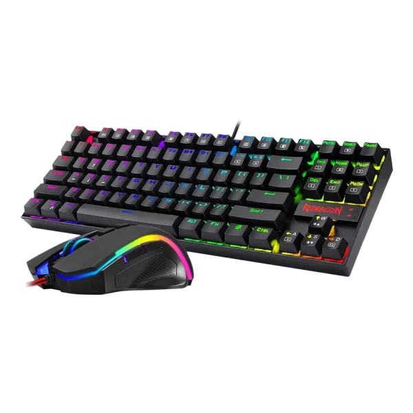 موس و کیبورد گیمینگ ردراگون Redragon K552-RGB-BA