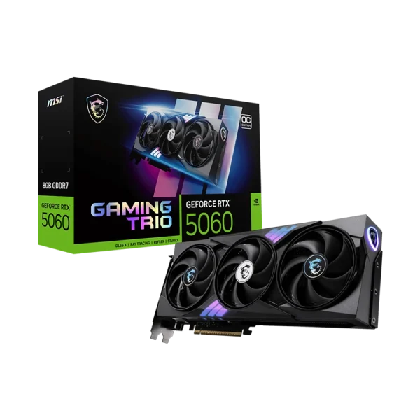 کارت گرافیک ام اس آی MSI RTX 5060 8G GAMING TRIO OC