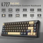 کیبورد بی سیم مکانیکال گیمینگ ردراگون Redragon K727 CGY PRO RGB