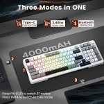 کیبورد بی سیم مکانیکال گیمینگ ردراگون Redragon BRAGI K688 WGL PRO RGB