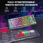 کیبورد بی سیم مکانیکال گیمینگ ردراگون Redragon K708MC RGB PRO
