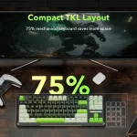 کیبورد بی سیم مکانیکال گیمینگ ردراگون Redragon K734 BWG PRO RGB