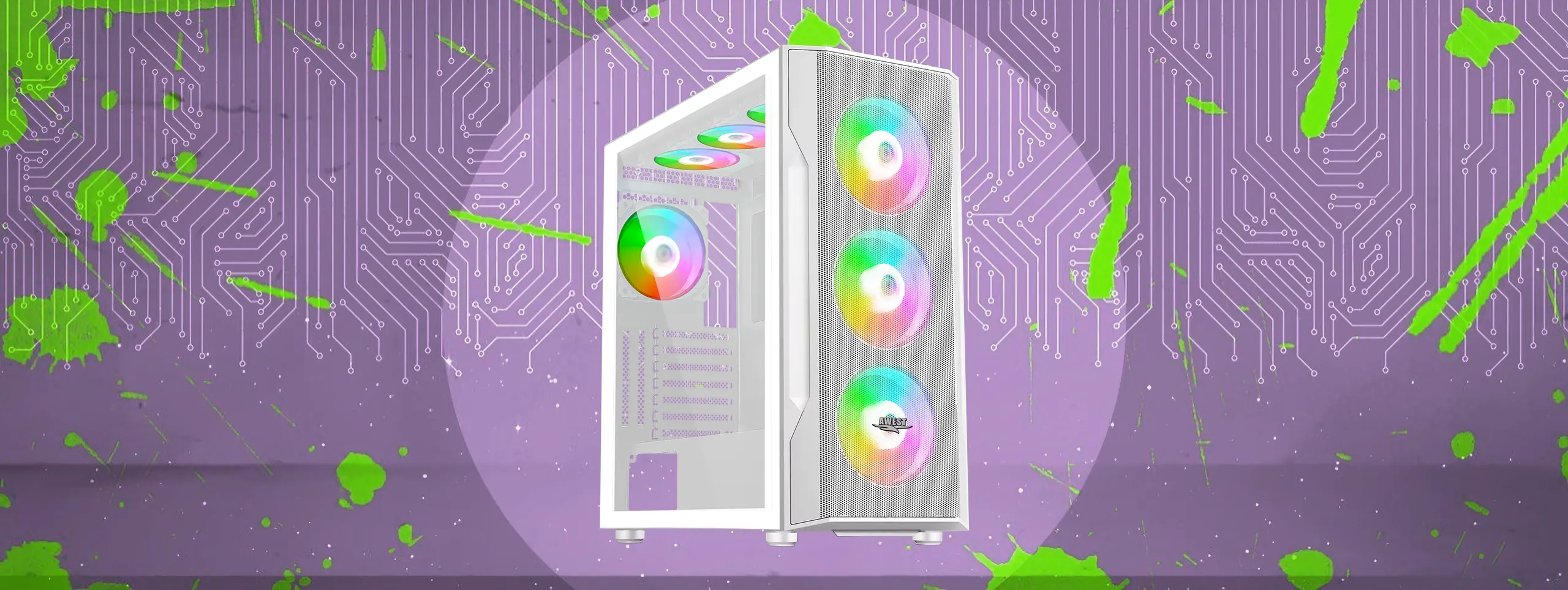 01-25 کیس گیمینگ اوست AWEST GT-AV12-MW