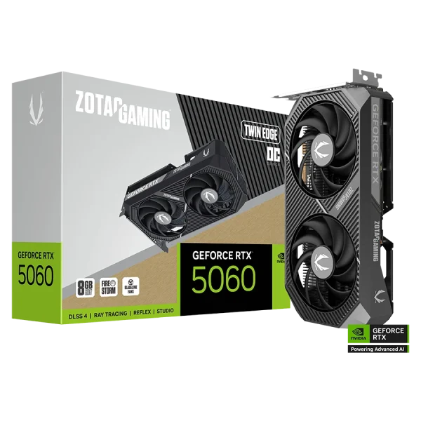 کارت گرافیک زوتک Gaming RTX 5060 8GB Twin Edge OC