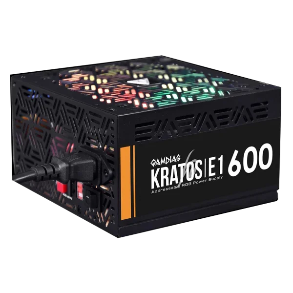 پاور – منبع تغذیه گیم دیاس GAMDIAS KRATOS E1-600 Black