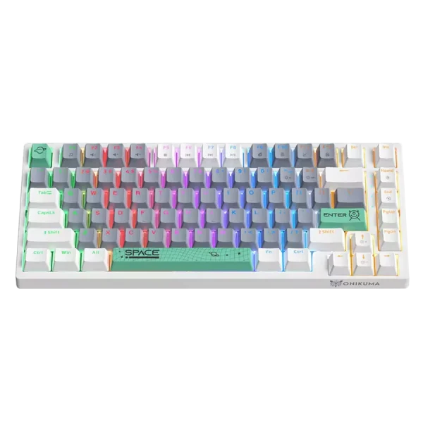 کیبورد گیمینگ مکانیکال اونیکوما ONIKUMA G52 Mechanical white