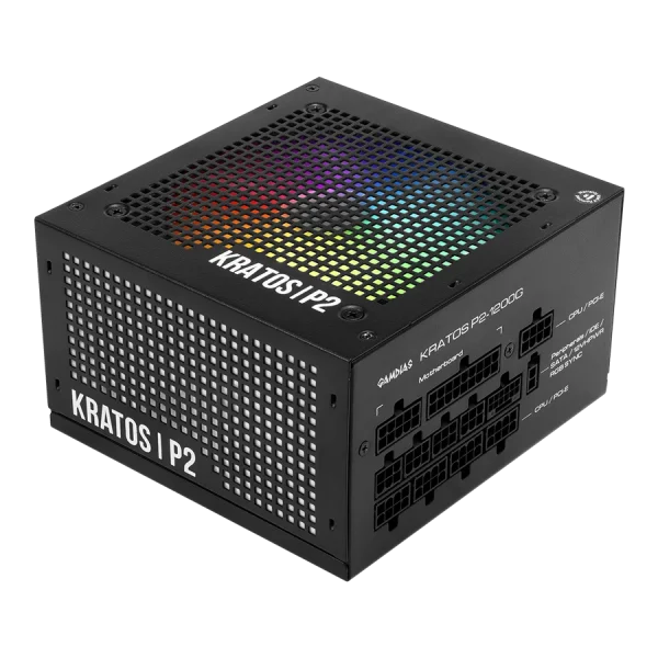 پاور – منبع تغذیه گیم دیاس GAMDIAS KRATOS P2-1200G Black