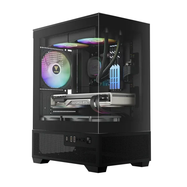 کیس گیمینگ گیم دیاس Gamdias AURA GC9M Elite ARGB Compact Panoramic Micro-Tower