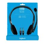 هدست لاجیتک Logitech Headset H110 Ag Dark Grey