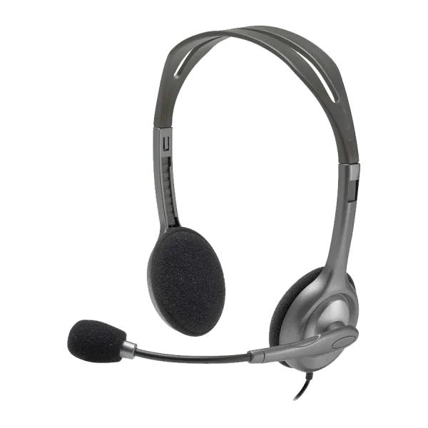 هدست لاجیتک Logitech Headset H110 Ag Dark Grey