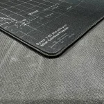 موس پد گیمینگ طرح نقشه جهان مشکی سایز 90 در 40