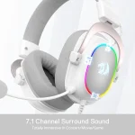 هدست گیمینگ ردراگون Redragon H510 Zeus-X RGB White