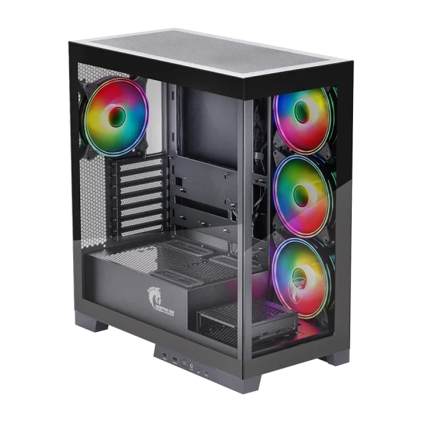 کیس گیمینگ گرین Green GRIFFIN G8