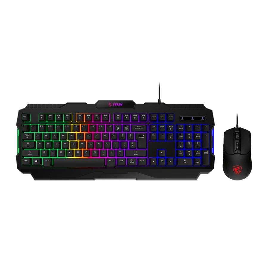 v-2 موس و کیبورد گیمینگ ام اس آی MSI FORGE GK100 COMBO