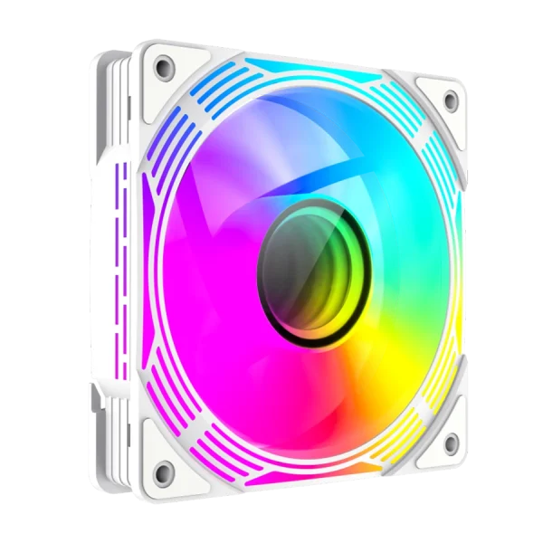 فن کیس گیمینگ گیم مکس GAMEMAX FN12A-C8I-RW White