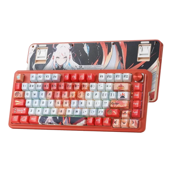 کیبورد بی سیم/ باسیم مکانیکال گیمینگ ردراگون Redragon Geb K673 AK PRO RGB