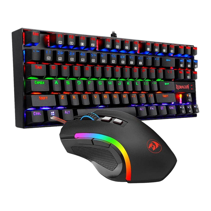 موس و کیبورد گیمینگ ردراگون Redragon K552-RGB-BA