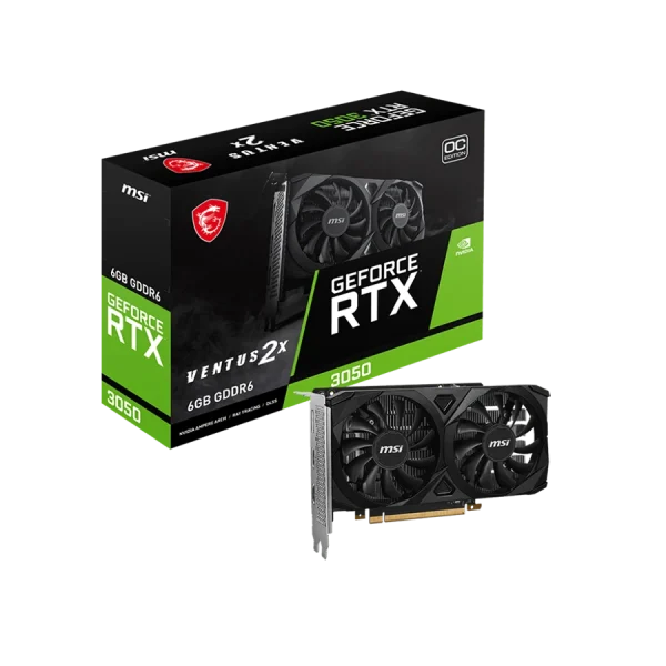 کارت گرافیک ام اس آی MSI RTX 3050 VENTUS 2X 6G OC