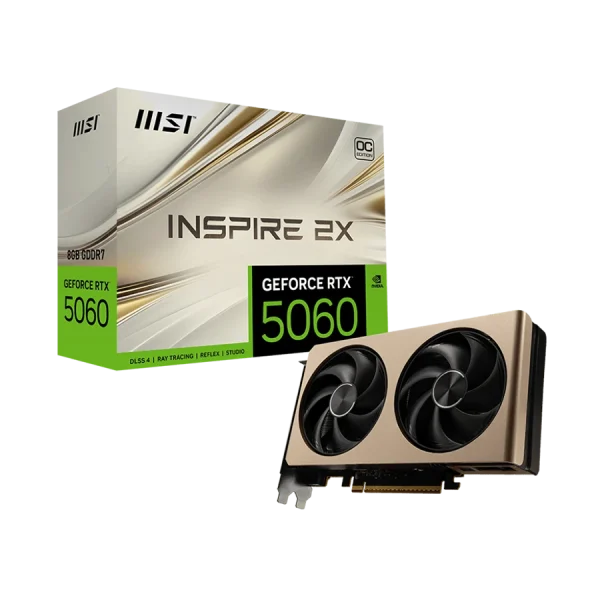 کارت گرافیک ام اس آی MSI RTX 5060 8G INSPIRE 2X OC