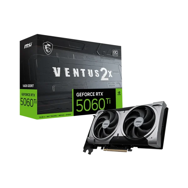 کارت گرافیک ام اس آی MSI RTX 5060 Ti 16G VENTUS 2X OC PLUS