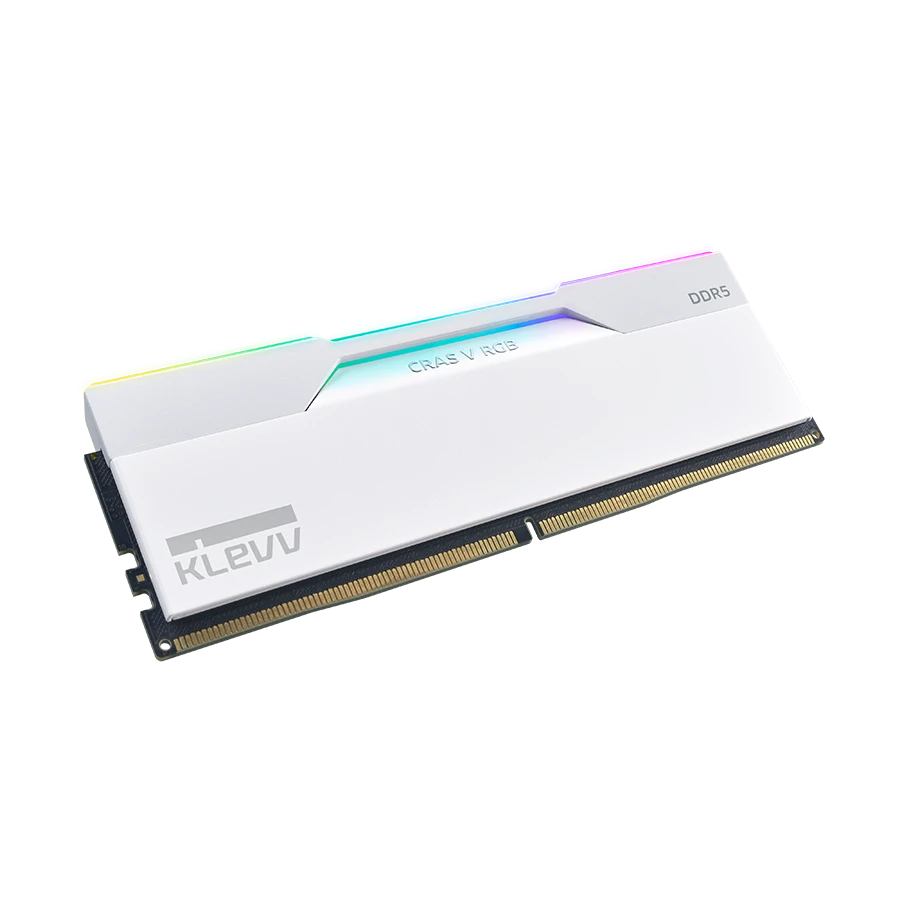 v2-31 رم دسکتاپ دو کاناله کلو KLEVV CRAS V RGB 32GB 6400 White