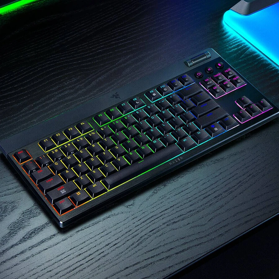 v3-3-6 کیبورد بی سیم گیمینگ ریزر RAZER BlackWidow V4 TKL HyperSpeed