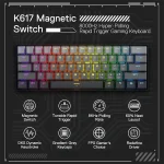 کیبورد مکانیکال گیمینگ ردراگون Redragon Fizz RT K617 GB RGB