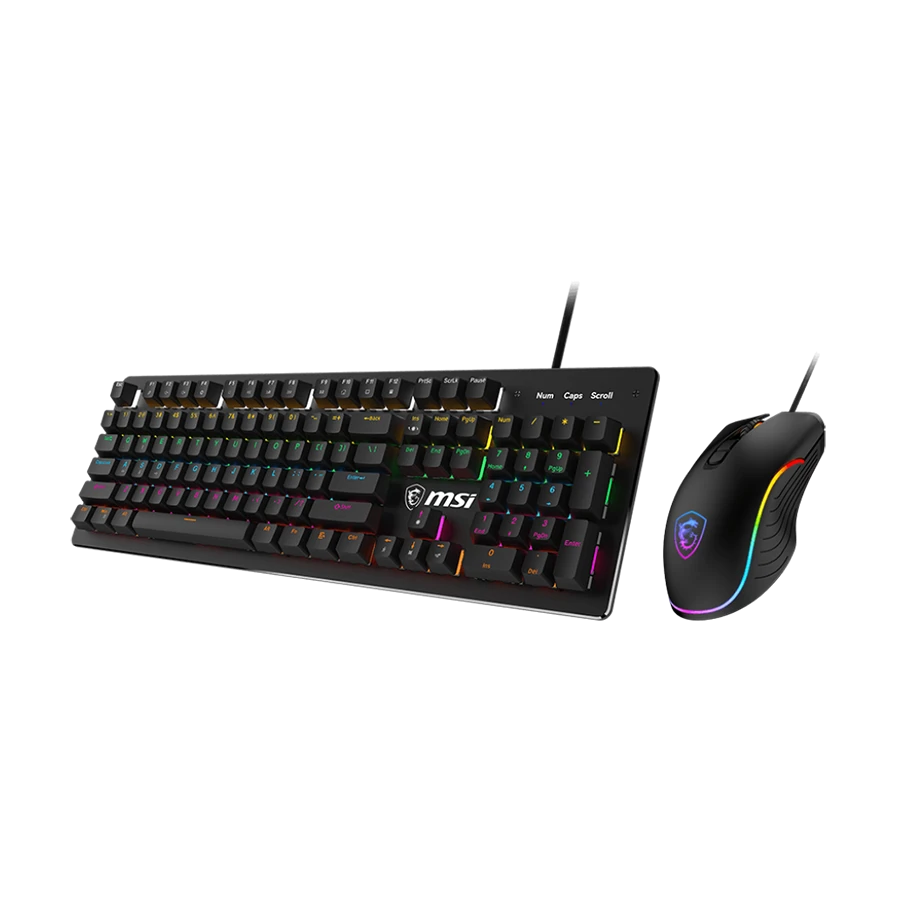 v3-5 موس و کیبورد مکانیکال گیمینگ ام اس آی MSI FORGE GK300 COMBO