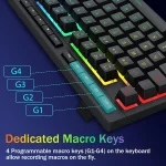 کیبورد گیمینگ ردراگون Redragon CRESCENT K524 RGB
