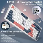 کیبورد بی سیم مکانیکال گیمینگ ردراگون Redragon K723 WBR PRO RGB