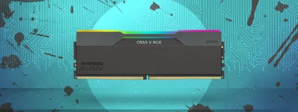 رم دسکتاپ دو کاناله کلو KLEVV CRAS V RGB 32GB 7200 Black