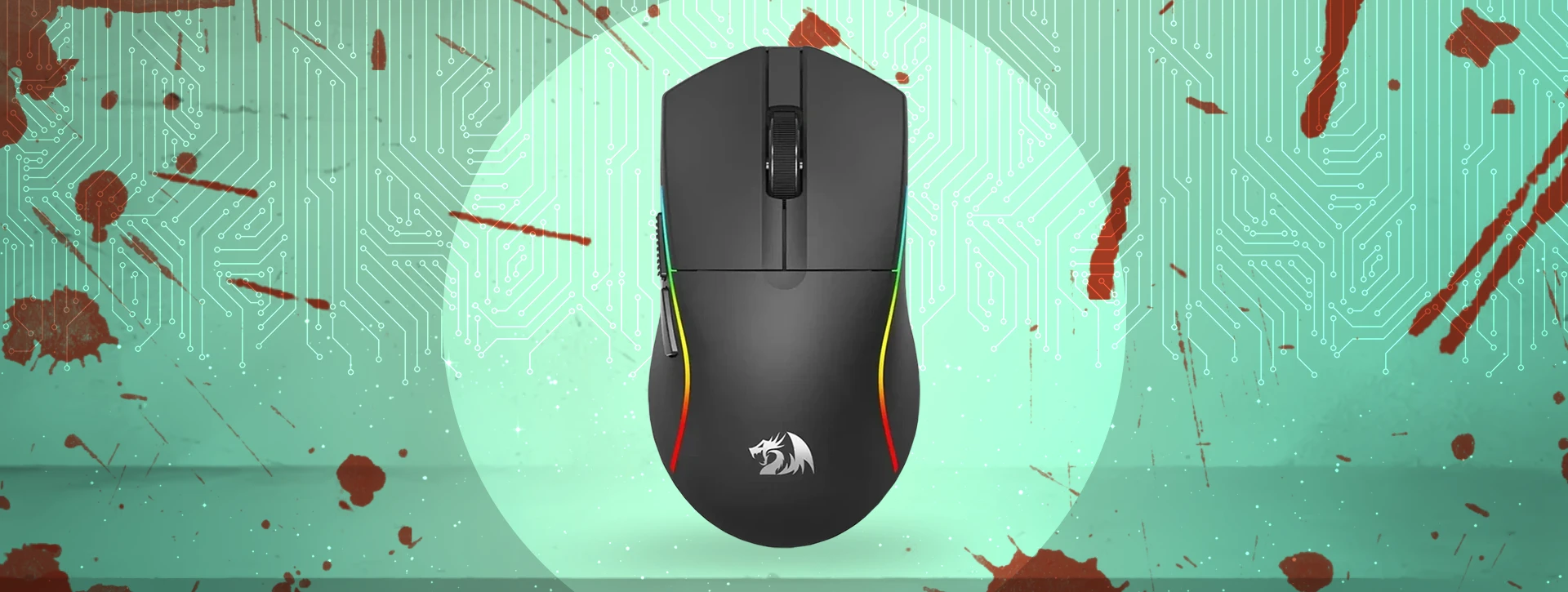 w1-29 موس بیسیم گیمینگ ردراگون Redragon DEICIDE M816 STD