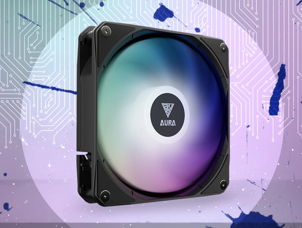 w2 خنک کننده پردازنده گیم دیاس AURA GL240 LCD Black
