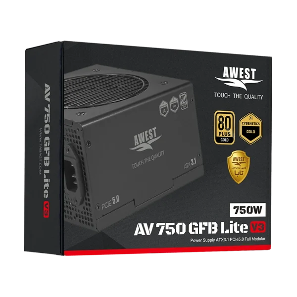 پاور – منبع تغذیه اوست AWEST AV750-GFB LITE V3