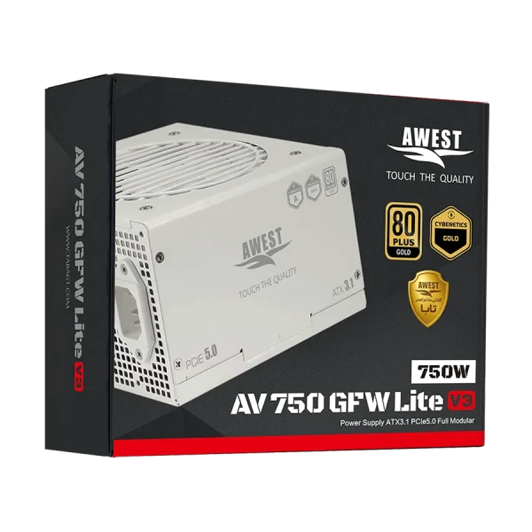 پاور – منبع تغذیه اوست AWEST AV750-GFW LITE V3