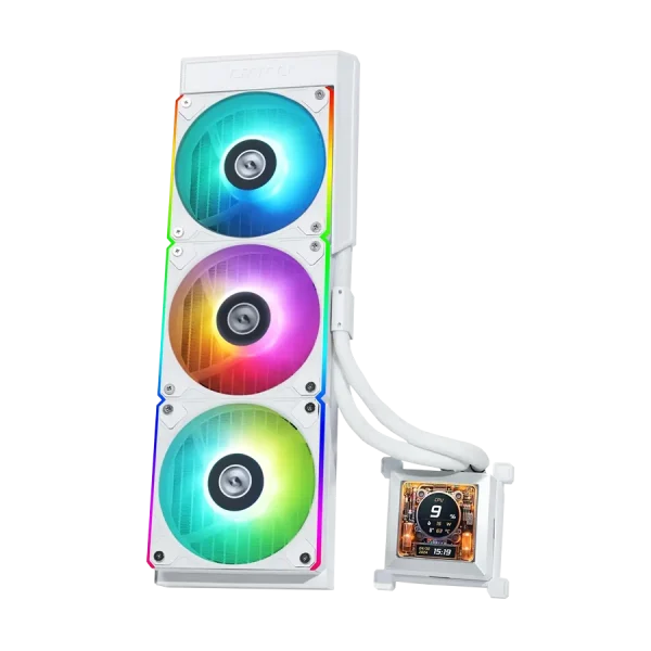 خنک کننده پردازنده مایع لیان لی Lian Li HydroShift LCD 360R White