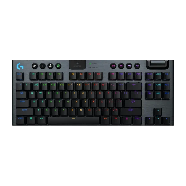 کیبورد بی سیم گیمینگ لاجیتک Logitech G915 X LIGHTSPEED TKL Tactile