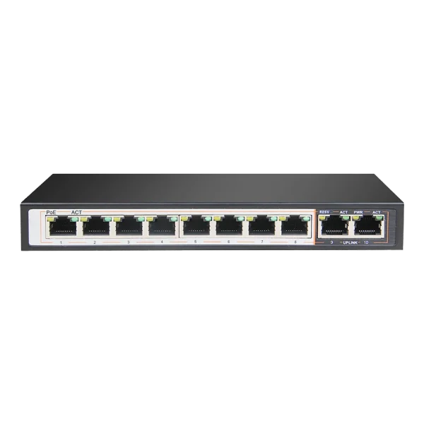 سوئیچ PoE ده پورت گیگابیتی دی لینک D-Link DGS-F1010P-E