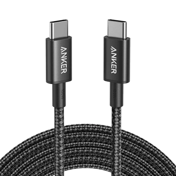 کابل شارژ USB-C به USB-C انکر Anker Nylon 333 100W 0.9M