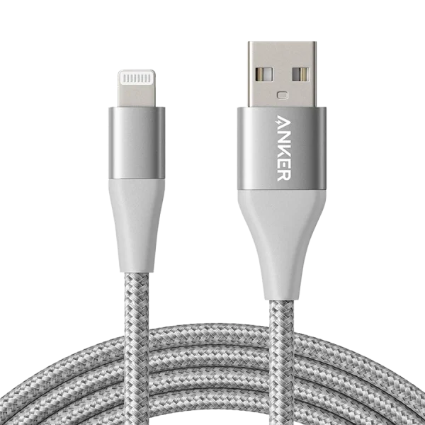 کابل شارژ USB-A به Lightning انکر Anker Powerline+ II 1.8M White