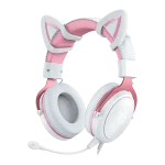 هدست گیمینگ اونیکوما ONIKUMA X10 Cat Ears White/Pink