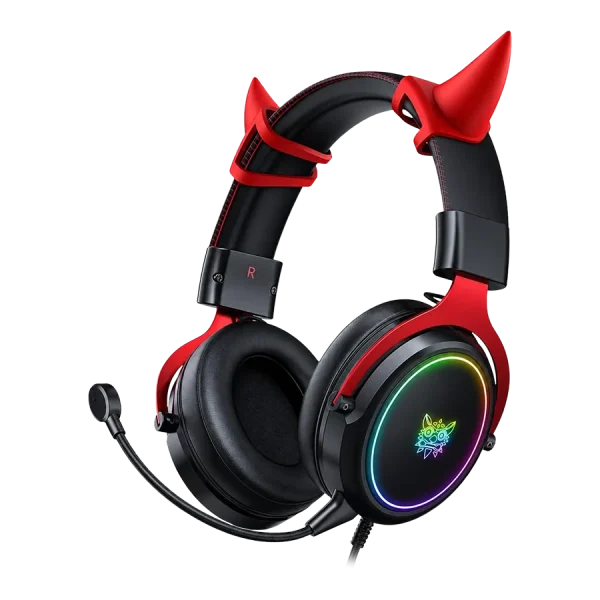 هدست گیمینگ اونیکوما ONIKUMA X10 Oxhorn Black/Red
