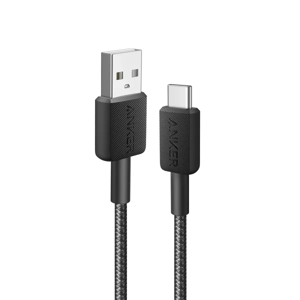 کابل شارژ USB-A به USB-C انکر Anker 322 0.9M Black