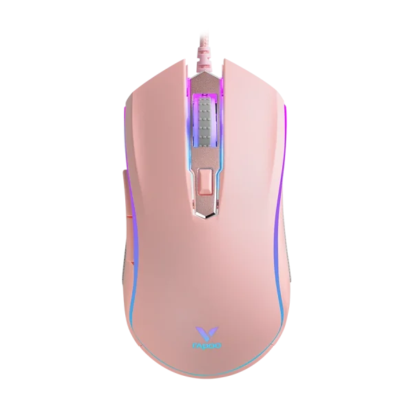 موس گیمینگ رپو Rapoo V25S RGB Pink