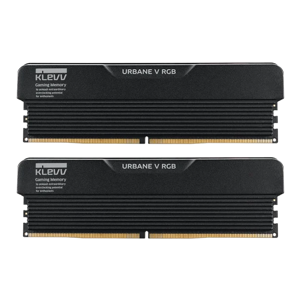 رم دسکتاپ دو کاناله کلو KLEVV URBANE V RGB 32GB 6000 Black