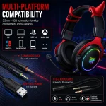 هدست گیمینگ اونیکوما ONIKUMA X10 Oxhorn Black/Red