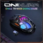 موس بی‌سیم گیمینگ اونیکوما ONIKUMA DM02 Black